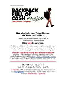 thumbnail of Backpack Full of Cash now playing at your Virtual Theater!